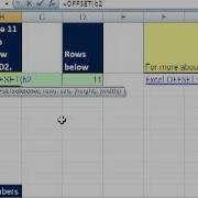 Excel OFFSET Function To Avoid REF Error