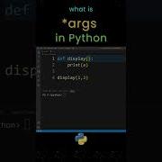 What Is Args In Python Shorts Short Python