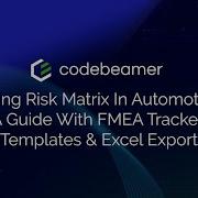 Using Risk Matrix In Automotive A Guide With FMEA Tracker Templates Excel Export