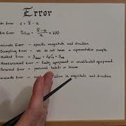 Experimental Error