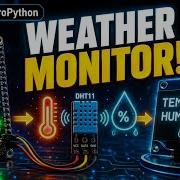 ESP32 MicroPython OLED Display With DHT11 Sensor Complete Tutorial