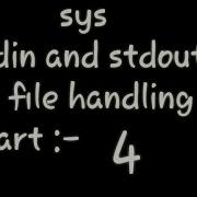 File Handling Part 4 By PY LEARN Sys Stdin And Stdout Functions