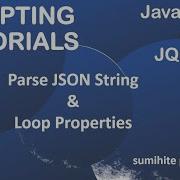 Javascript Tutorial JQuery Tutorial JSON Parse Javascript JSON Parse JQuery Scripting Tutorial