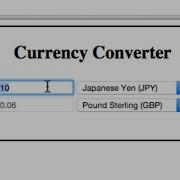 Currency Conversion Application Part 1 From JSON Course On Udemy