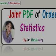 Joint PDF Of Order Statistics Its Examples