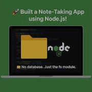 Node Js Note Taking App CRUD With File System No DB