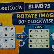Rotate Image In Place No Extra Space LeetCode 48 Blind 75 49
