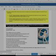 Microsoft Word Comment Tool For Annotation Tutorial