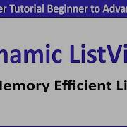 13 Memory Efficient Dynamic ListView Tutorial Flutter Beginner Series Code Flipper
