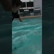 Whirlpool In A Swimming Pool Underwater View 2