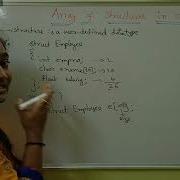 C Language Structures In C Part 2 Array Of Structure Telugu Scit Tutorial