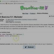 Building Java Programs Chapter 9 Exercise 9 1 Marketer