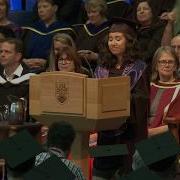 2018 Convocation Ceremony 6 Student Speaker Amanda Neufeld