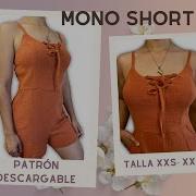 120 MONO SHORT DESCARGA GRATIS EL PATRÓN TALLAXXS XXL