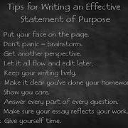 10 Tips For Writing An Effective Statement Of Purpose