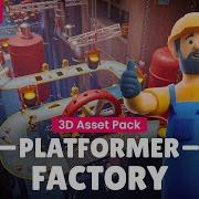 Platformer 15 Factory 3D Asset Pack For Games