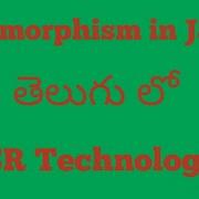 Polymorphism In Java With Example In Telugu