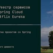 SC24EP16 Реестр сервисов Spring Cloud Netflix Eureka Разработка проектов со Spring