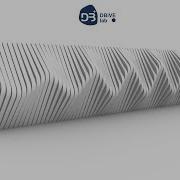 Grasshopper 3D Sine Wave Vertical Facade