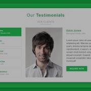 Create A Responsive Testimonials Section Using HTML CSS JavaScript Tabs With JavaScript