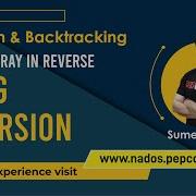Display Array In Reverse Using Recursion Algorithms In JAVA Recursion Playlist