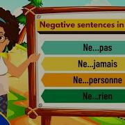 Negative Sentences In French French Negation Conversation Grammaire En Dialogue