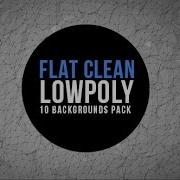Clean And Flat Lowpoly Background Pack After Effects Template