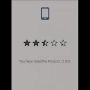 Demo Android RatingBar Example Tutorial