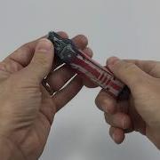 Custom Cerakote Mini Old Glory RCT 1 Raven OTF Knife