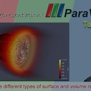 Paraview Tutorial 7 Изучение различных типов представления поверхности и объема