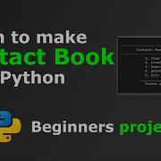 Contact Management System Project For Beginners Using Python