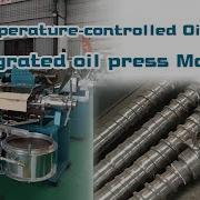 Spiral Oilpressmachine With Temperature Control Oil Filter OilPressing Roasting Line Demo