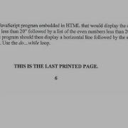 JAVASCRIPT Display Even Numbers Less Than 20 And Their Sum Using Do While Loop In JavaScript