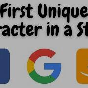 First Unique Character In A String Leetcode First Unique Character In A String Python May Day 5