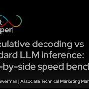 Speculative Decoding Vs Standard LLM Inference Side By Side Speed Benchmark