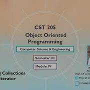 KTU CS205 Object Oriented Programming Using Java
