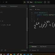 Pow X N Leetcode 50 Math Java