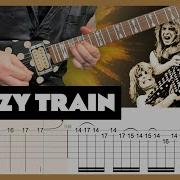 Ozzy Osbourne Crazy Train Guitar Tab Lesson Cover Tutorial Remake