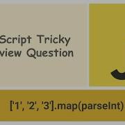 JavaScript Tricky Map Interview Question