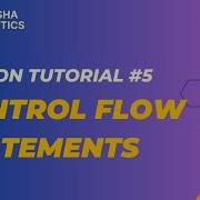 Control Flow Statements In Python Tutorial