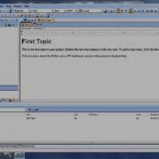 RoboHelp Tutorial Section One