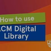 ACM Digital Library