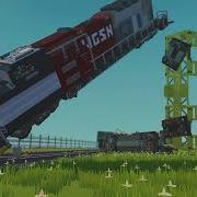 Scrap Mechanic Train Crash Compilation