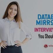 TOP 15 Database Mirroring Interview Questions And Answers 2019 Part 2 Database Mirroring