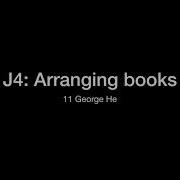 CCC 2021 J4 Arranging Books