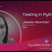 Testing In Python Jessie Newman EN