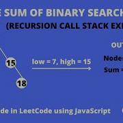Range Sum Of BST Leetcode 938 Binary Search Tree