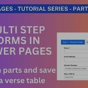 Power Pages Part 4 How To Build Multi Step Forms In Power Pages