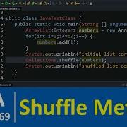 Java Tutorial 69 Shuffle Collections Using Shuffle Method ArrayList