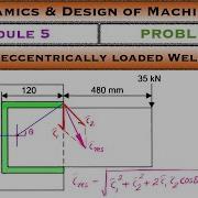 Eccentrically Loaded Welded Joints Problem